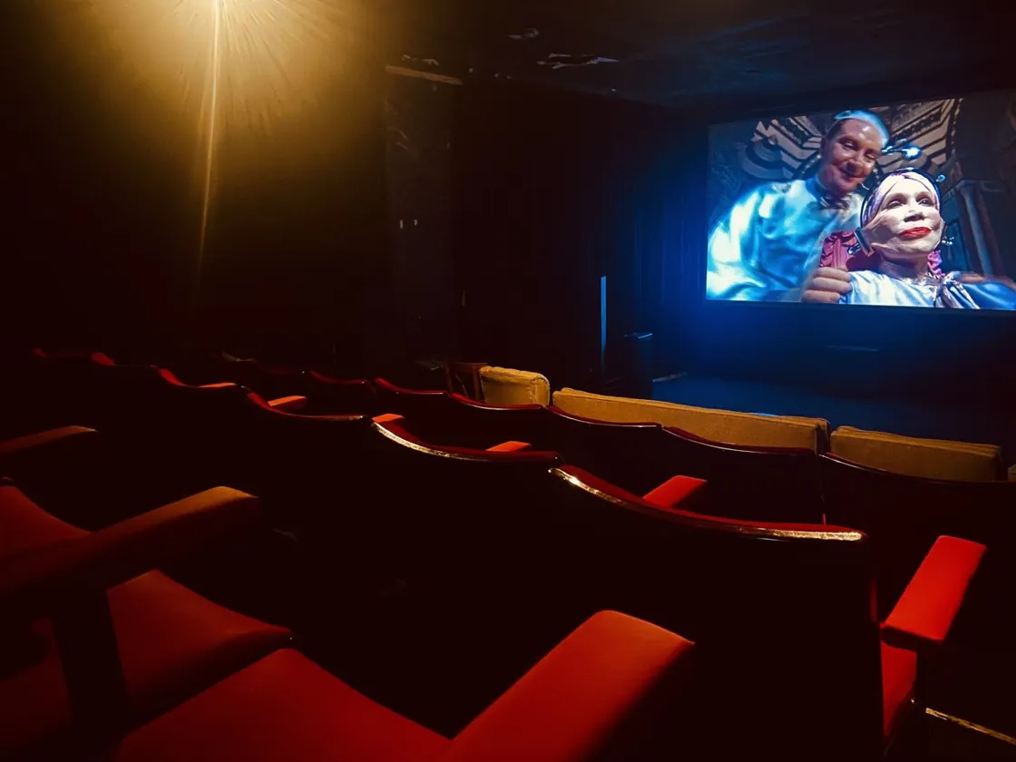 Champagne Video — cinema room