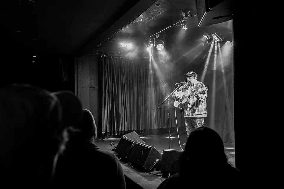 Donovan Woods performing at Northcote Social Club, June 2024