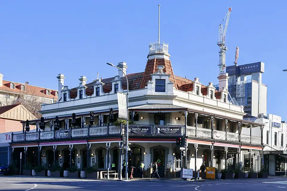 The Stag on the corner of Rundle Street and East Terrace, July 2026