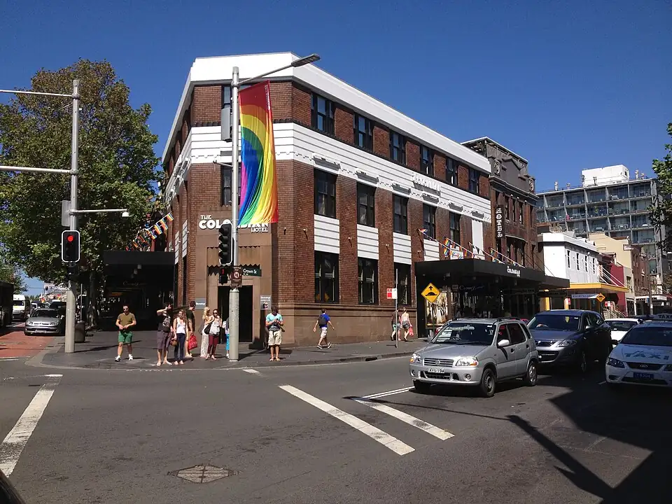 The Colombian Hotel on the corner of Oxford and Crown Streets