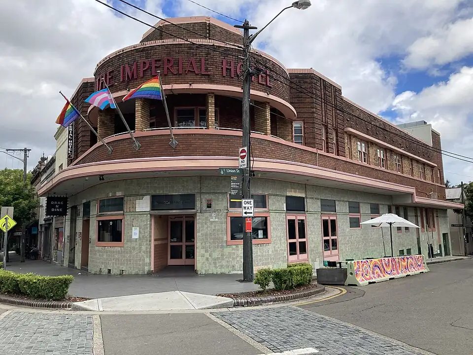 The Imperial on Erskineville Road, December 2021