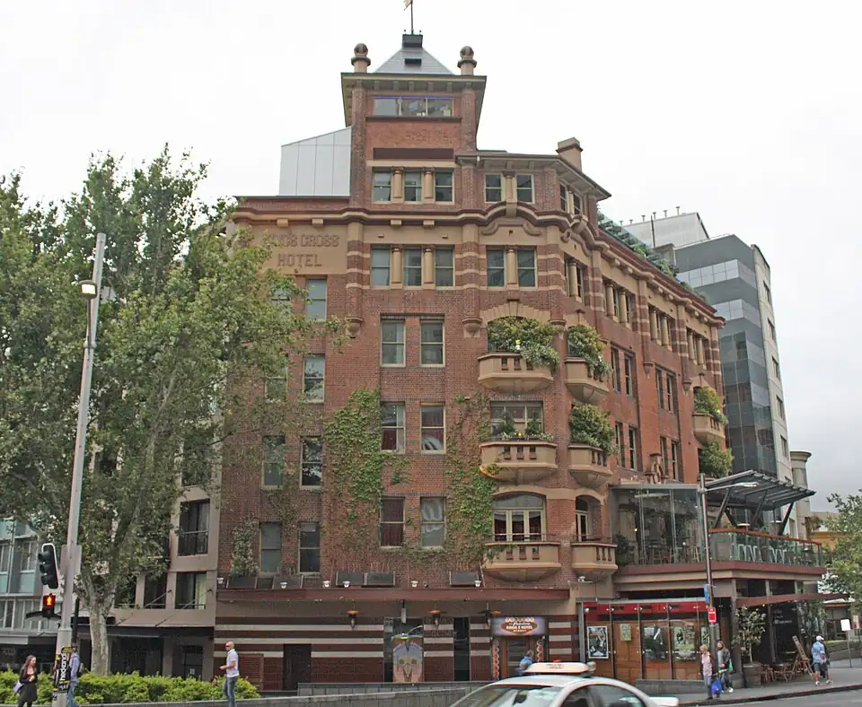 The Kings Cross Hotel on William Street, Potts Point