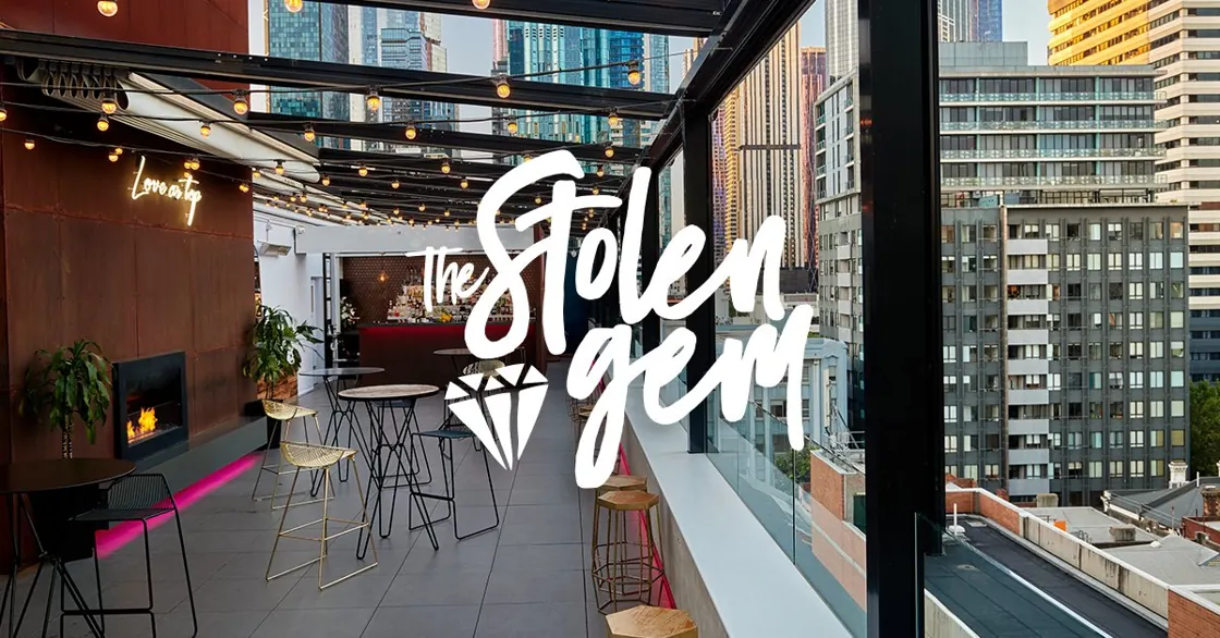 The Stolen Gem — rooftop terrace