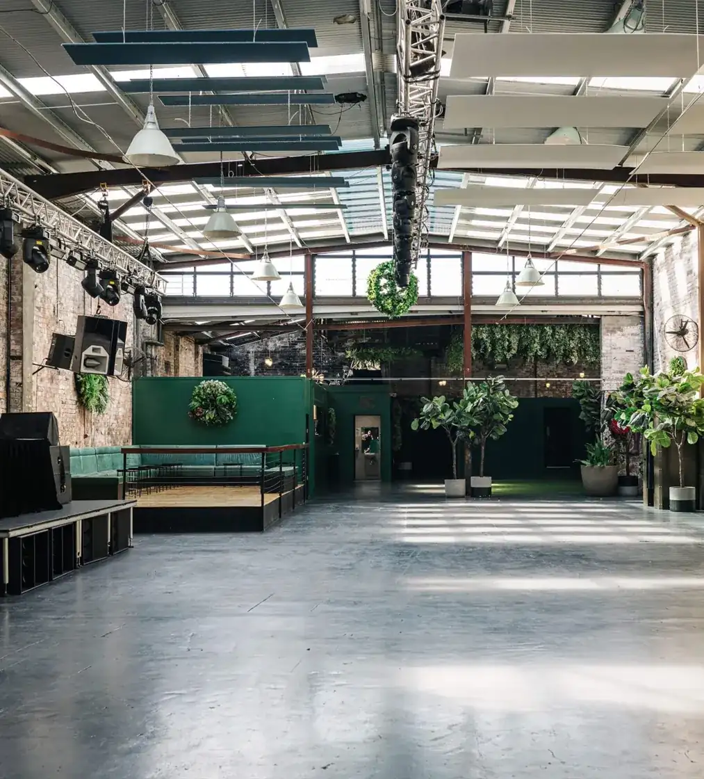 The Third Day — warehouse interior