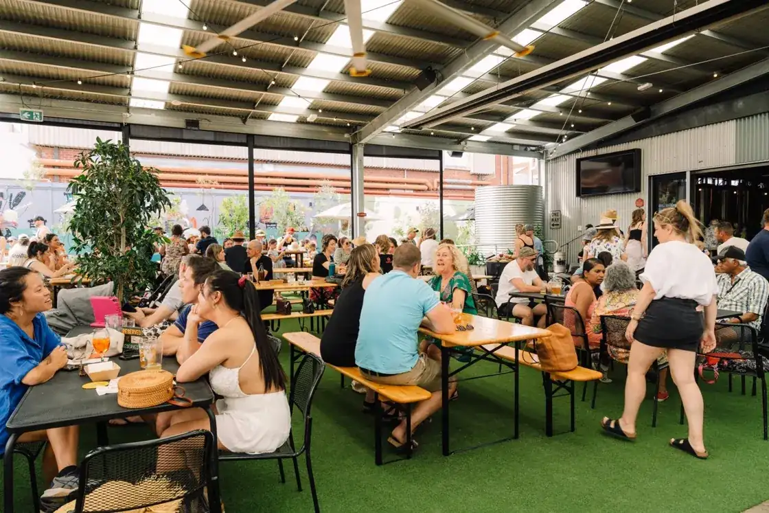 Welcome To Brunswick — beer garden gathering